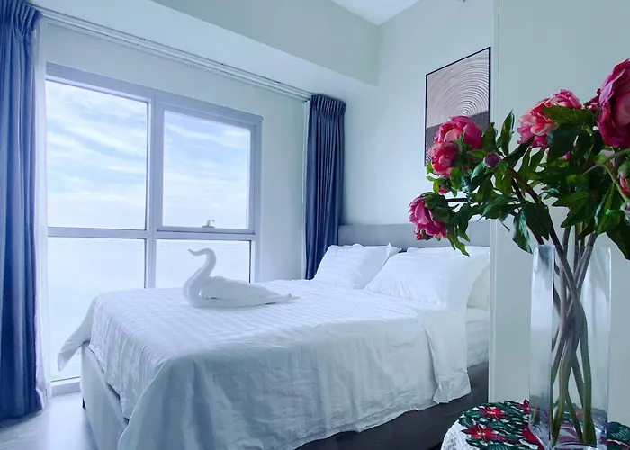 Modern 3bedrooms Facing Bay Sunset, Near Airports Okada Solaire Moa With Free Parking Manila
