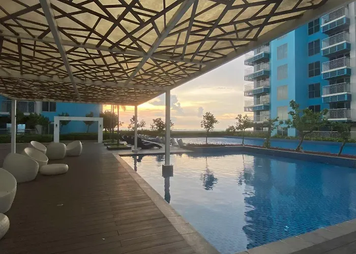 Modern 3bedrooms Facing Bay Sunset, Near Airports Okada Solaire Moa With Free Parking Apartamento *